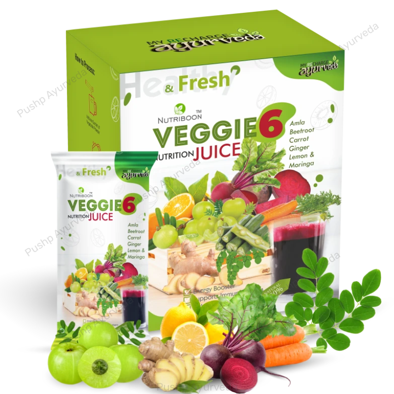 Nutriboon Veggie6 Juice 25 g x 12 | Daily Green Nutrition