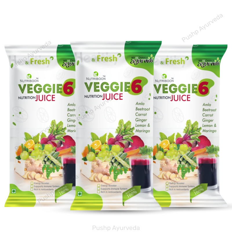 Nutriboon Veggie6 Juice 25 g x 12 | Daily Green Nutrition